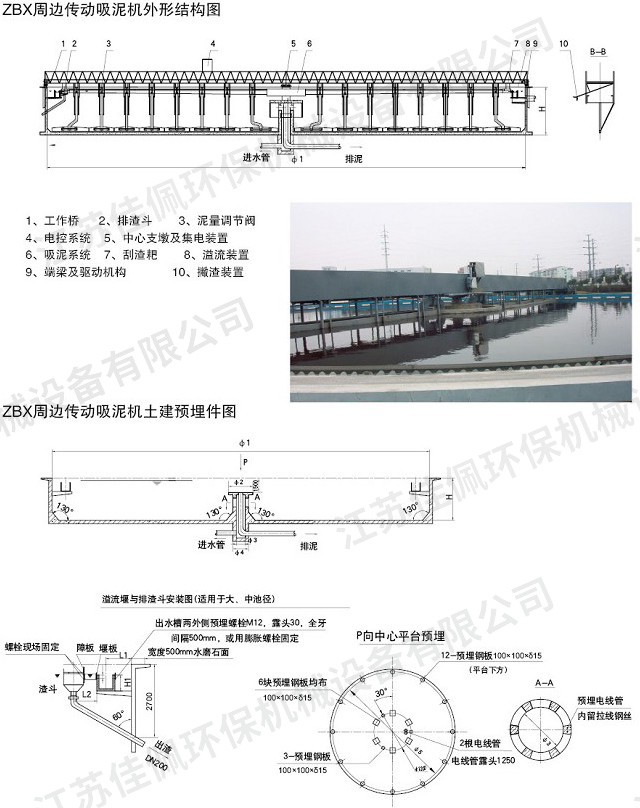 周邊傳動吸泥機 周邊傳動吸泥機