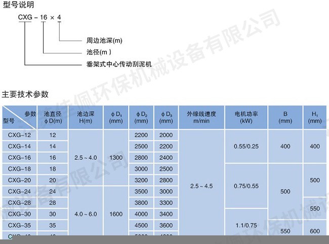 垂架式中心傳動刮泥機 垂架式中心傳動刮泥機